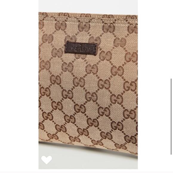 Gucci Brown Canvas Messenger Bag. - Picture 4 of 6